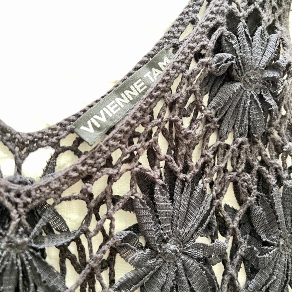 Vintage 1990s Vivienne Tam Crochet Top - Picture 12 of 12